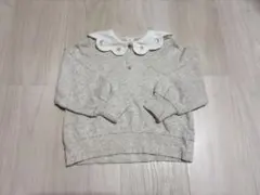 Cottoli セーラー襟 長袖トレーナー 90㎝