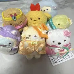 すみっコぐらし てのりぬいぐるみ 5点セット 着物 和装 日本限定 新品