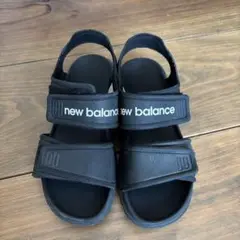 new balance SPSD ブラックサンダル　21cm