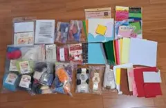 羊毛フェルト スターターセット他 道具 材料 まとめ売り