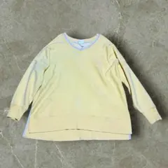 00s Champion リバースウィーブ 2XL ビッグ　フェード イエロー