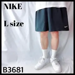 ナイキ ドライフィット ハーフパンツ ショートパンツ ワンポイント 黒 メンズL