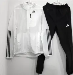 【新品未使用】上下セット adidas ランニング ウィンドブレーカー