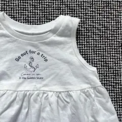 コムサ ホワイトノースリーブ