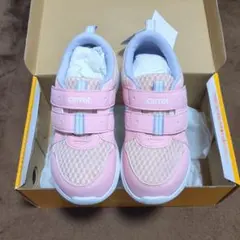 ムーンスター Carrot　ピンクスニーカー 20.5cmEE