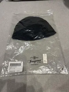 Iroquois イロコイ　黒 ケーブル編み ニット帽　ビーニー　ニットキャップ