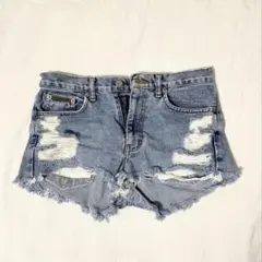 Calvin Klein ダメージデニム ショートパンツ SIZE5
