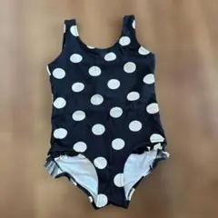 H&M 女の子ドット柄水着 120cm