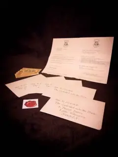 即日発送可【新品未使用】ハリーポッター入学許可証5枚チケット5枚　セット