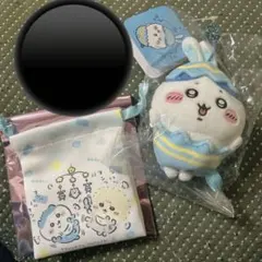 ちいかわ ハチワレ イースター 缶バッジ 巾着