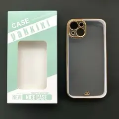 ● yakxixi iPhone 13 ケース クリア ストラップホール付き