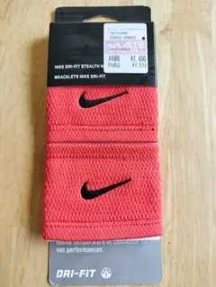 【新品未使用】Nike Dri-FIT リストバンド　オレンジ
