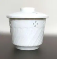 有田焼　清秀　白磁 ホタル茶碗蒸し器　碗5 蓋4個 計9点セット