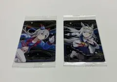ウマ娘プリティーダービーツインウエハース タマモクロス オグリキャップセットのサムネイル