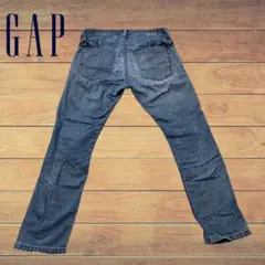 【希少デザイン】Gap シンチバック ワーク デニム パンツ ストレート 30のサムネイル
