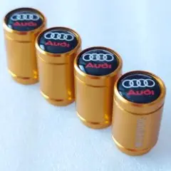 Audiエアバルブキャップ/ゴールド