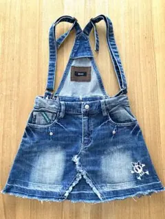 Jenni デニムサロペット　ジャンバースカート デニムブルー 130cm