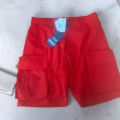 muta MARINE レディース カーゴショートパンツ レッド