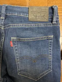 Levi's スリムフィット デニムパンツ ダークブルー