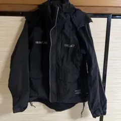 EVILACT ナイロンジャケット　 フード　ブラック