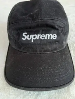 Supreme Velvet Camp Cap ブラック 18aw - メルカリ