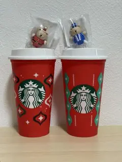 Starbucks 2023・2022ホリデー リユーザブルカップ 473ml