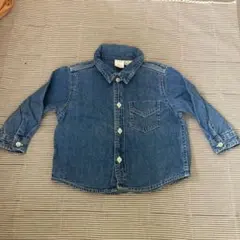 GAP　デニム　長袖シャツ　90センチ