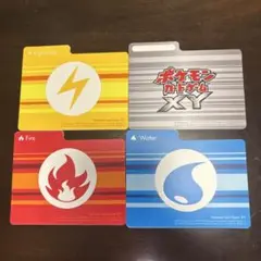 【非売品】ポケモンカードゲーン XY 仕切り板　４枚セット