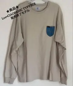 美品LEE×CIAOPANIC TYPY 別注モデル『コラボデニムロゴロンT』Lのサムネイル