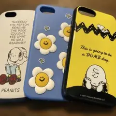 ピーナッツキャラクター iPhoneケース 3個セット