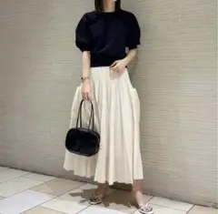 美品 ルフィル リモンタイーストタフタドッキングブラウス フレア ペプラム 人気 ルフィル リモンタイーストタフタドッキングブラウス フレア