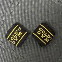 GOLD'S GYM パワーグリップ ブラック/イエロー