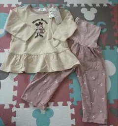 ミニーマウス ディズニー ベビー パジャマ セット 90cm