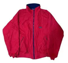 90s USA製 Patagonia シェルドシンチラ XL 赤 ビンテージ