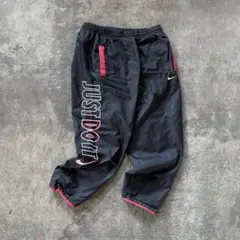 90s- nike gimmick nylon pants swoosh y2k