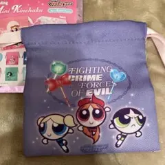 パワーパフガールズ　トレーディングミニ巾着