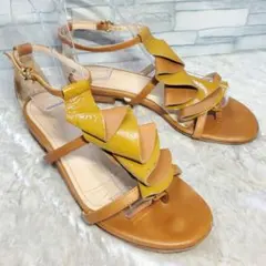 Max Mara 22cm ミュール 茶系 ストラップ 35のサムネイル