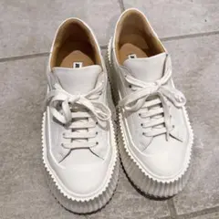 JIL SANDER プラットフォーム スニーカー ホワイト 35のサムネイル