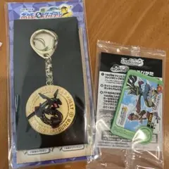 JRポケモン メガスタンプラリー2025メガレックウザ キーホルダー 新幹線