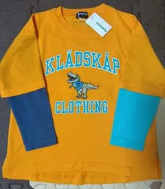 KLÄDSKÅP 恐竜プリント長袖カットソー 110