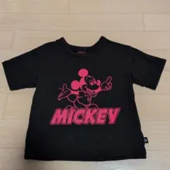 BABYDOLL ミッキーマウス Tシャツ ブラック 100cmのサムネイル