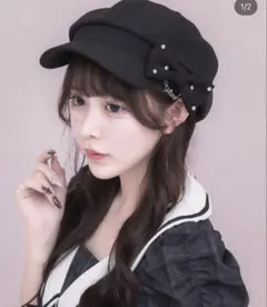 DimMoire【ディムモアール】魅了のロゴリベットベレー帽/Black dimmoire 魅了のロゴリベットベレー帽/Black - メルカリ