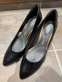 ROCKPORT ブラックレザー ハイヒール