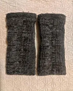 シルク暖かハンドウォーマー ダークグレー∥オルビス