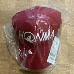 # 新品　未開封　HONMA 赤 キャップ