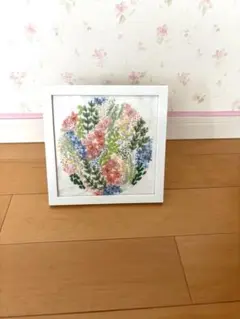 刺繍フレーム　花