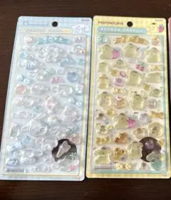 シナモロール＆ポムポムプリン シールセット