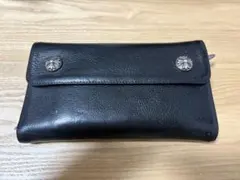Chrome Hearts クロスボタン ダガー ロングウォレット - メルカリ