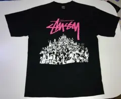 STUSSY Tシャツ ブラック XL