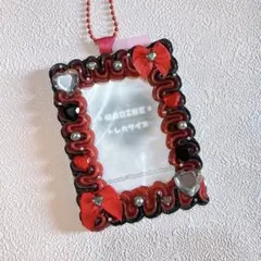 黒赤 硬質カードケース B8トレカケース ホイップデコ